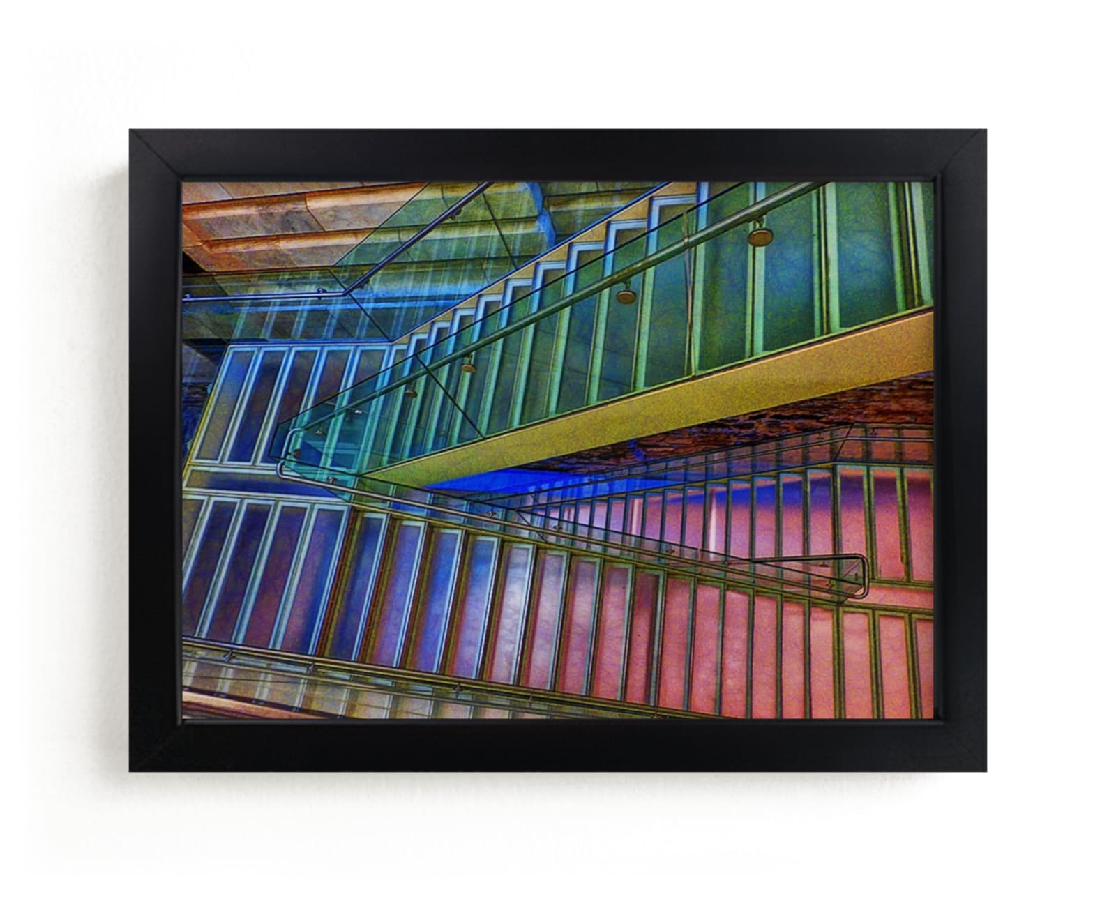 "Stairs NYC Library" - Limited Edition Art Print by A MAZ Design in beautiful frame options and a variety of sizes.