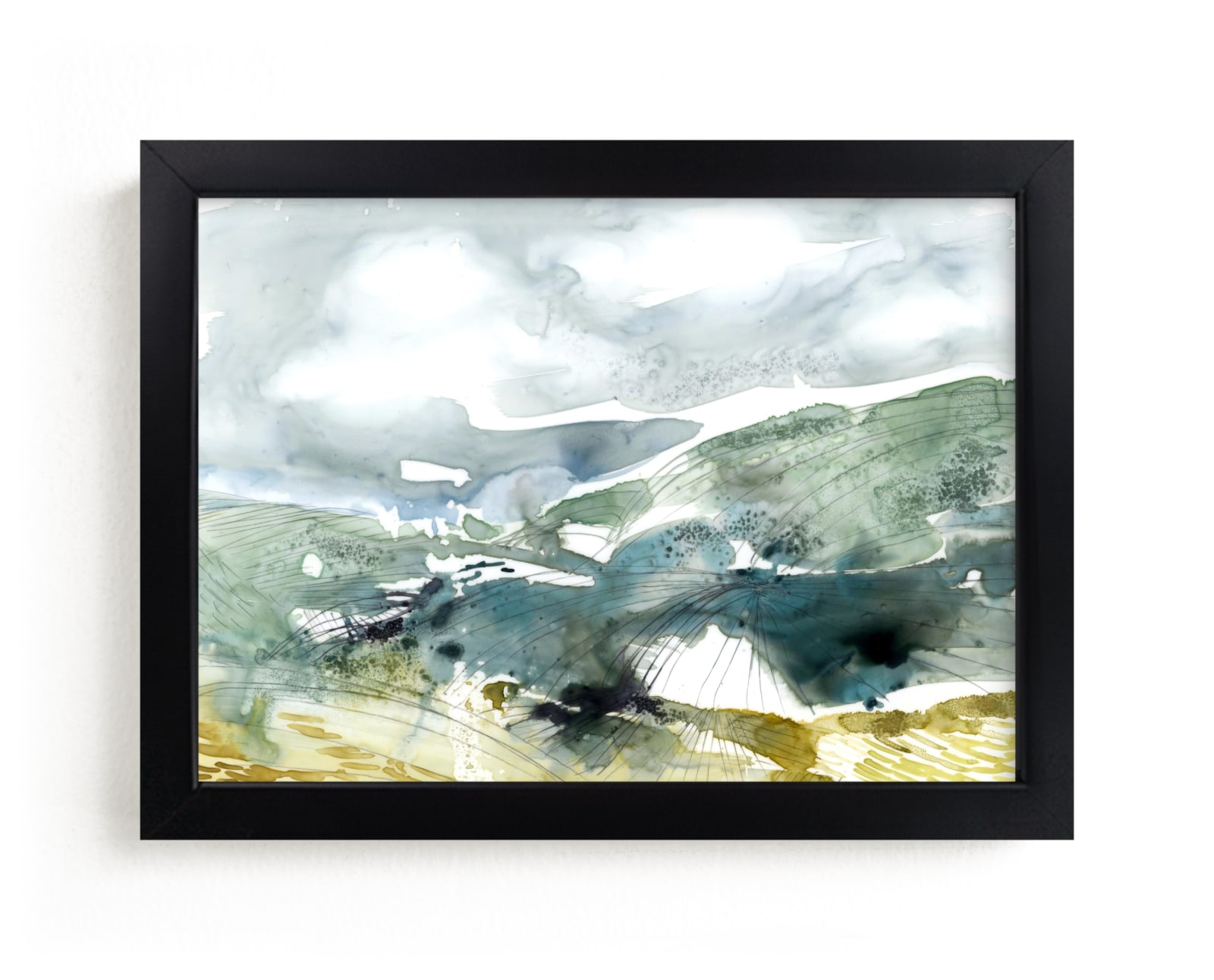 "Valley" - Limited Edition Art Print by Kelly Ventura in beautiful frame options and a variety of sizes.