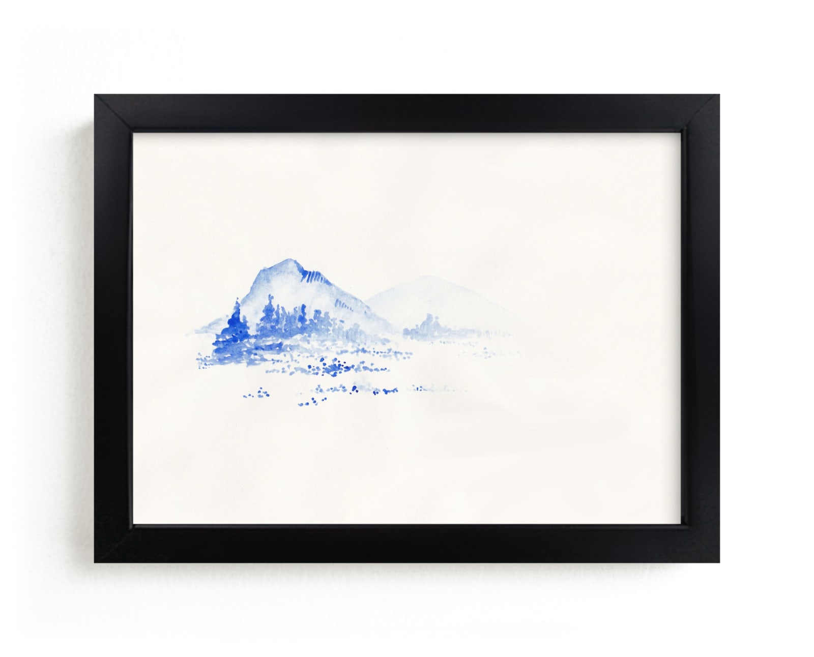 "Cascade Blues" - Limited Edition Art Print by Marguerite Andrews in beautiful frame options and a variety of sizes.