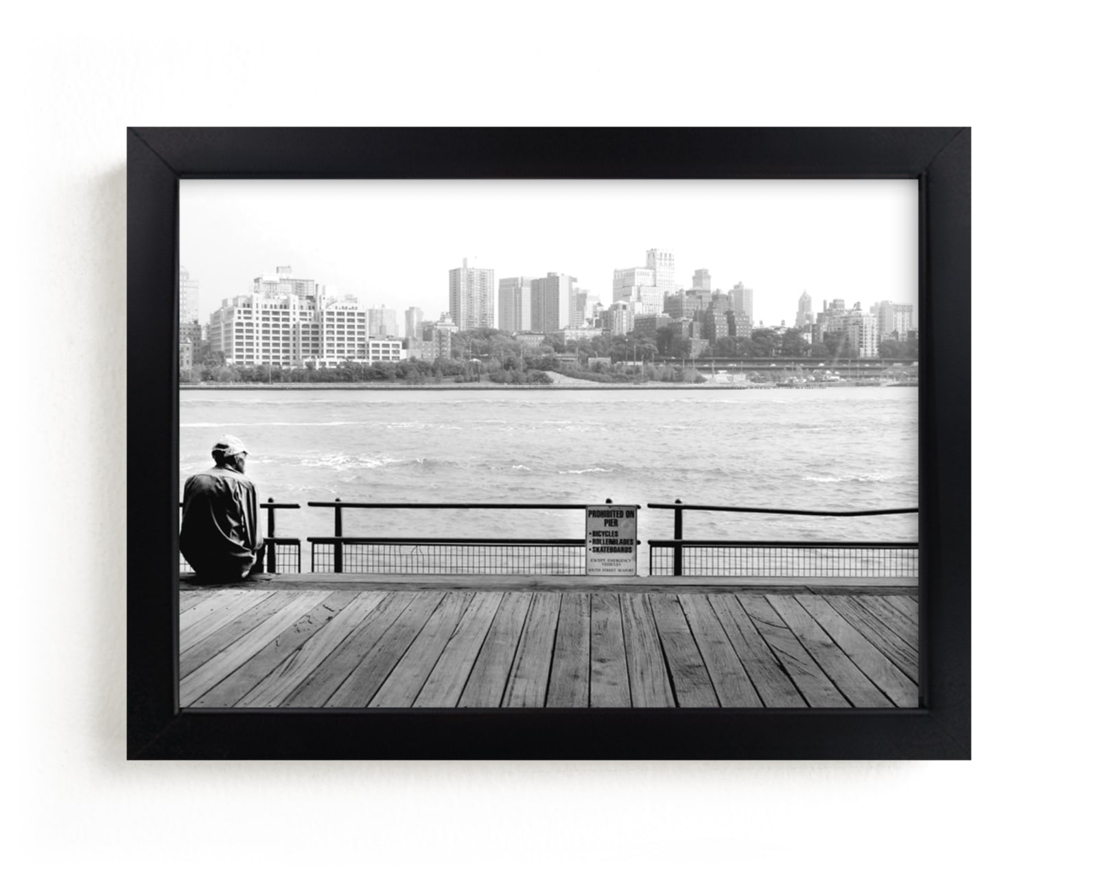 "NYC Viewpoint" - Limited Edition Art Print by Debra Pruskowski in beautiful frame options and a variety of sizes.