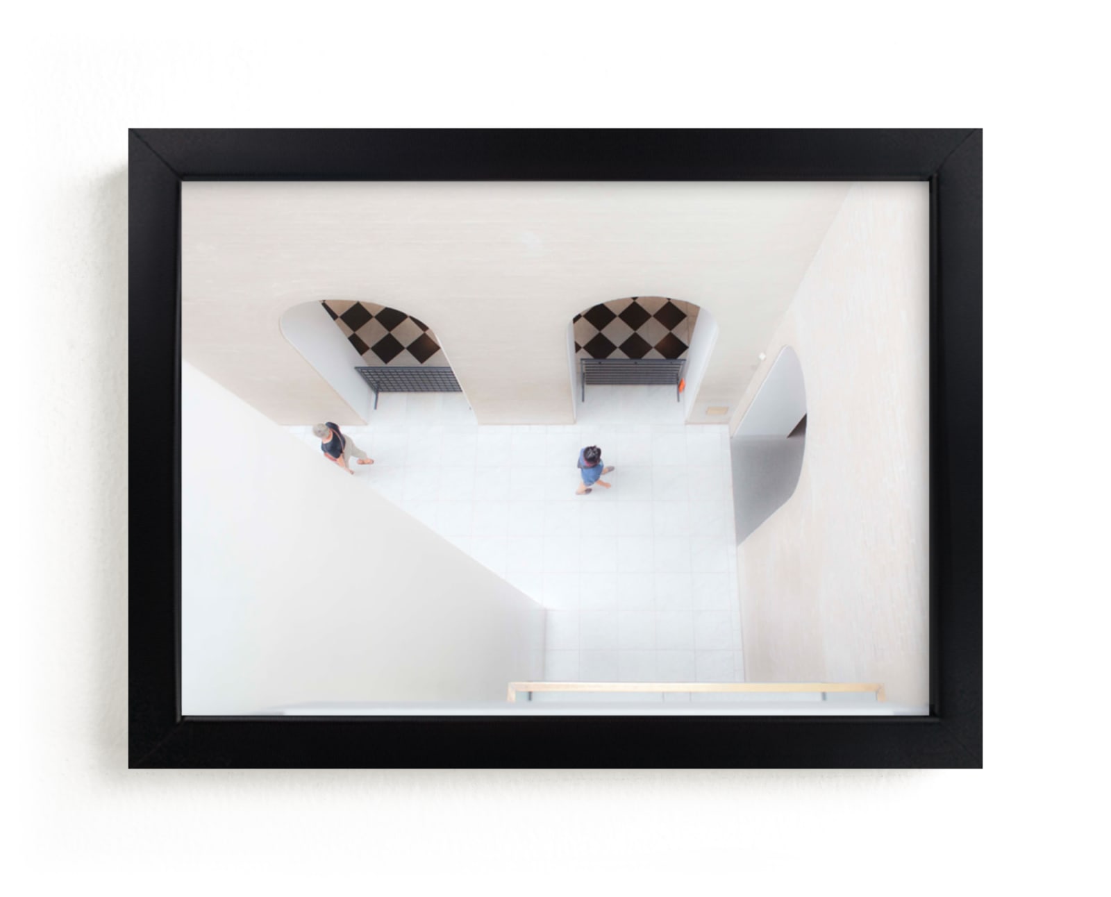 "look DOWN" - Limited Edition Art Print by Gail Schechter in beautiful frame options and a variety of sizes.