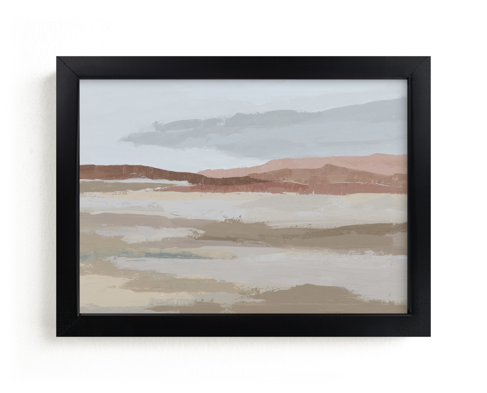 "Blushing Expanse" - Limited Edition Art Print by Kati Ramer in beautiful frame options and a variety of sizes.