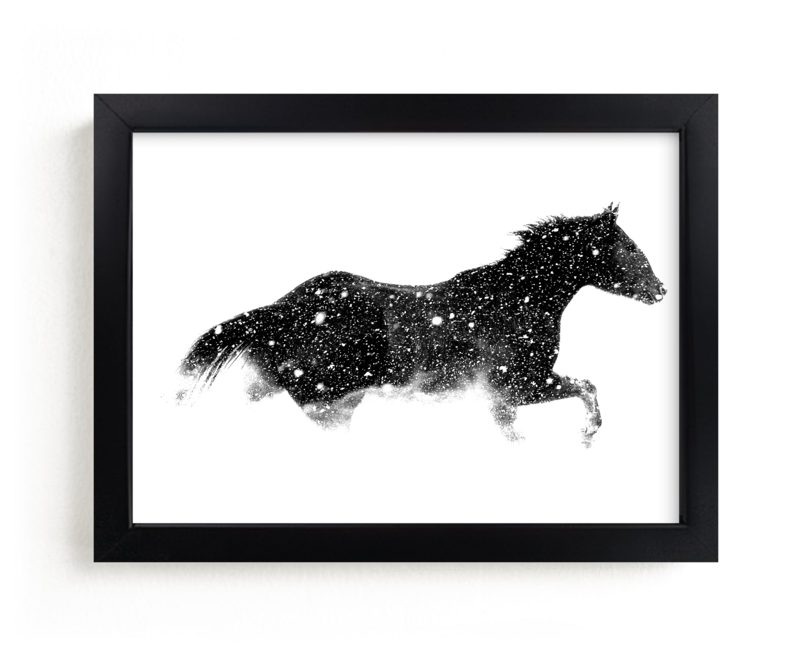 "Snow Chaser" - Limited Edition Art Print by Leslie Le Coq in beautiful frame options and a variety of sizes.