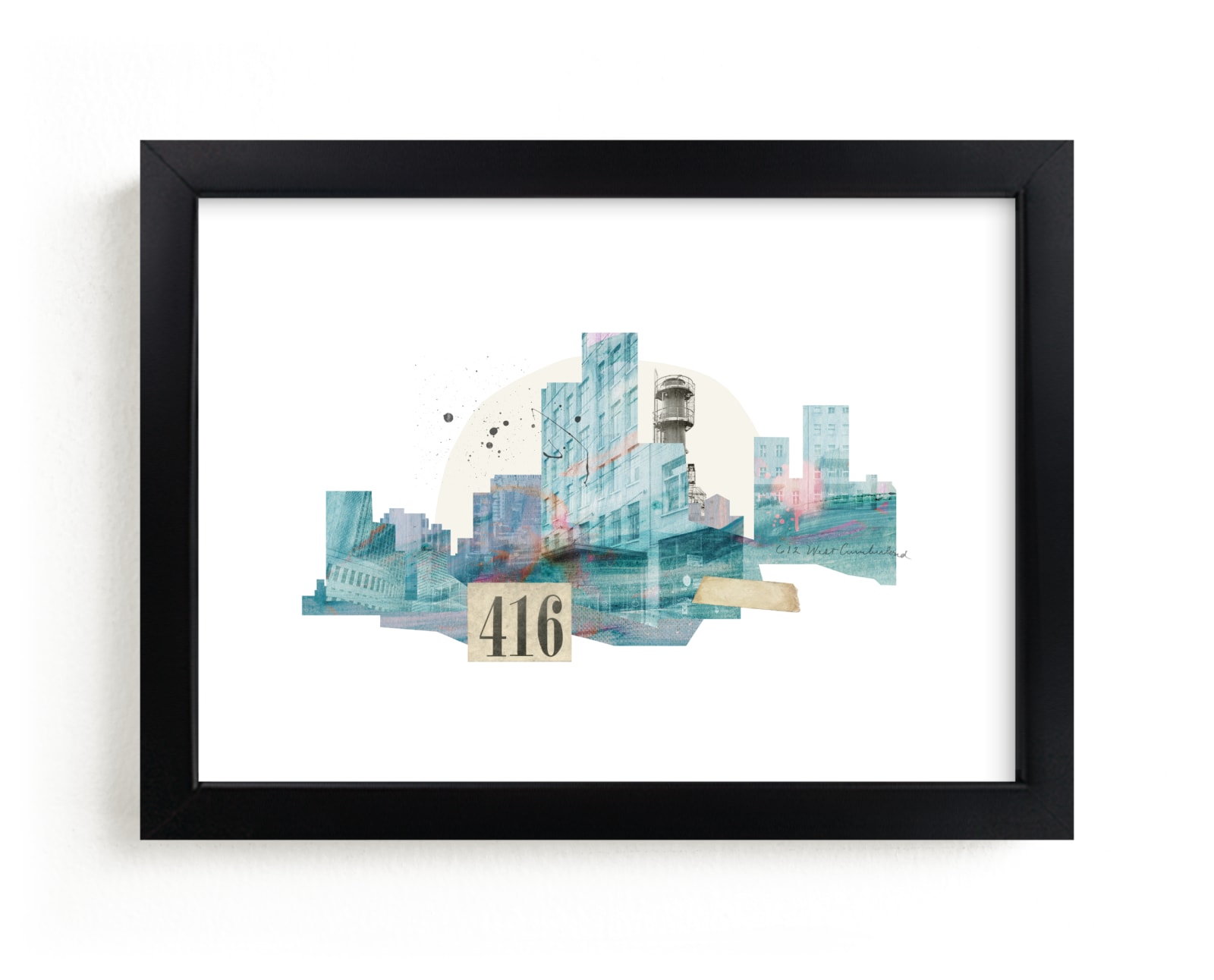 "City Dream" - Limited Edition Art Print by Field and Sky in beautiful frame options and a variety of sizes.