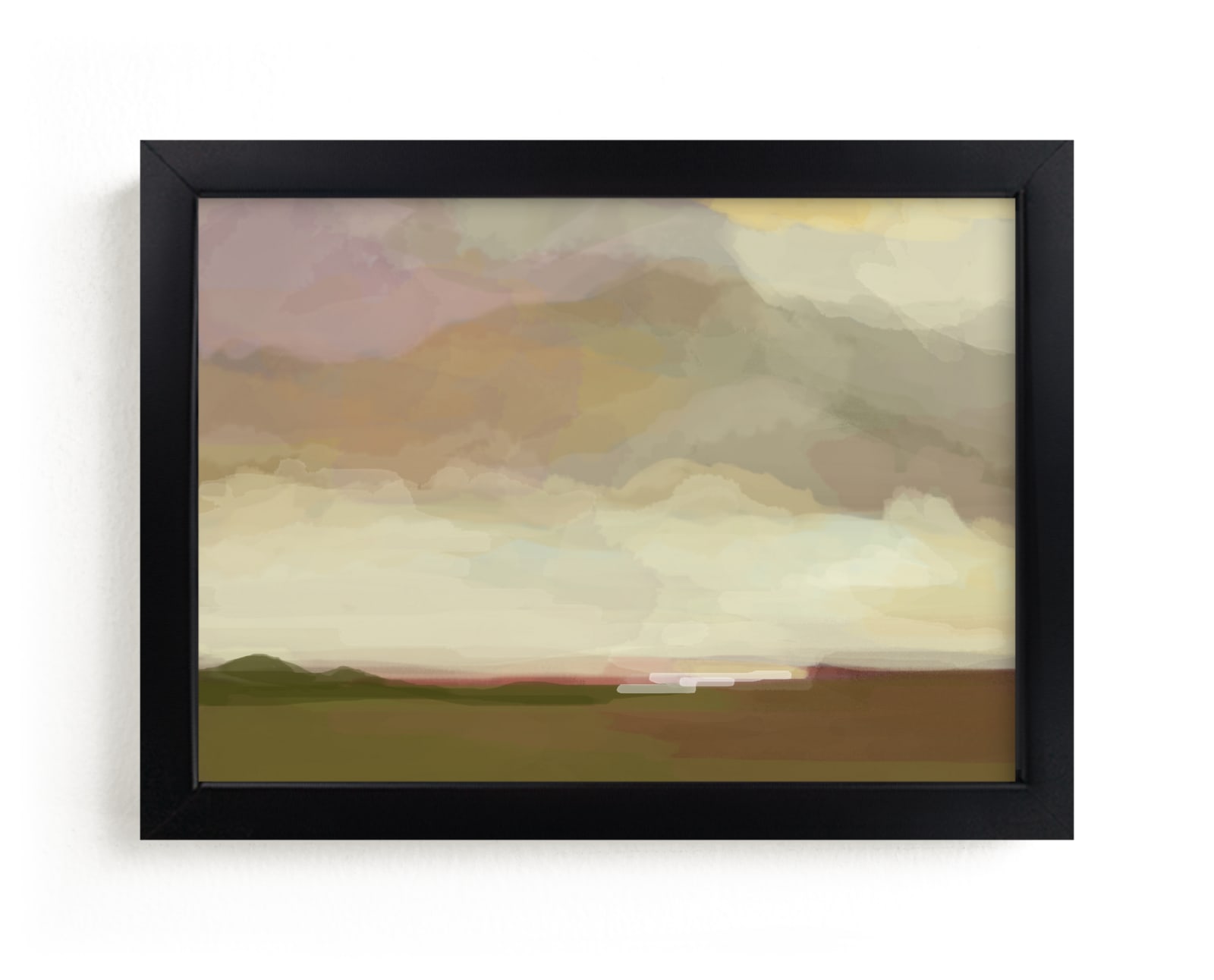 "pink meadows" - Limited Edition Art Print by AlisonJerry in beautiful frame options and a variety of sizes.