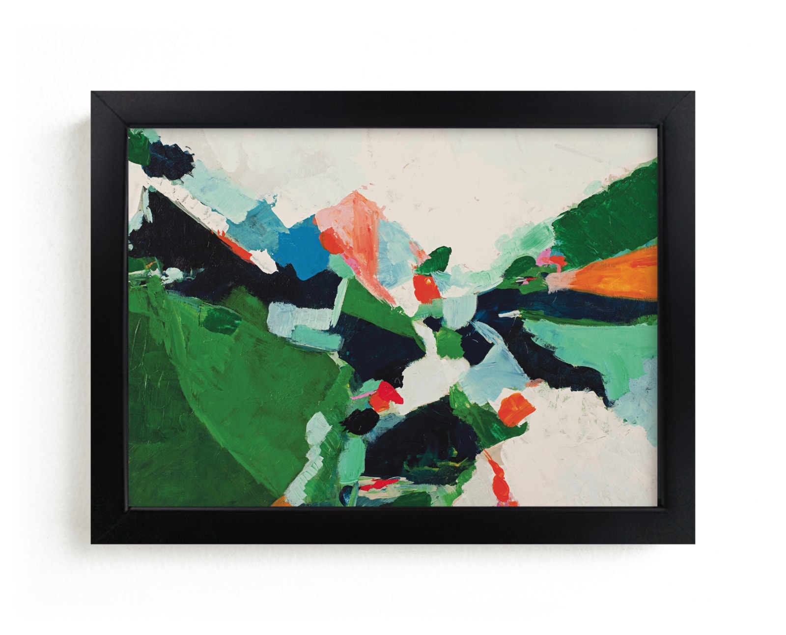 "Colorful Abstract Landscape" - Limited Edition Art Print by Caryn Owen in beautiful frame options and a variety of sizes.