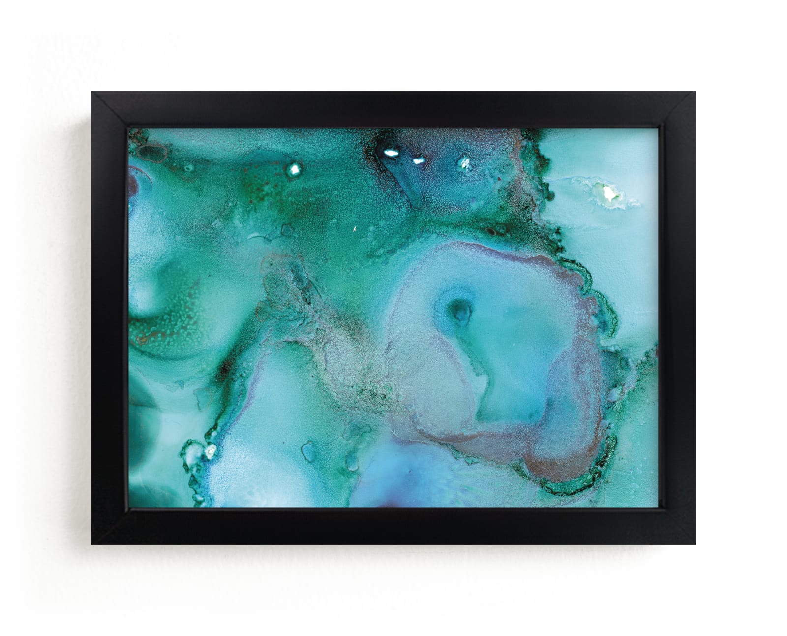 "Malachite Reinterpreted" - Open Edition Fine Art Print by Leslie M Ward in beautiful frame options and a variety of sizes.