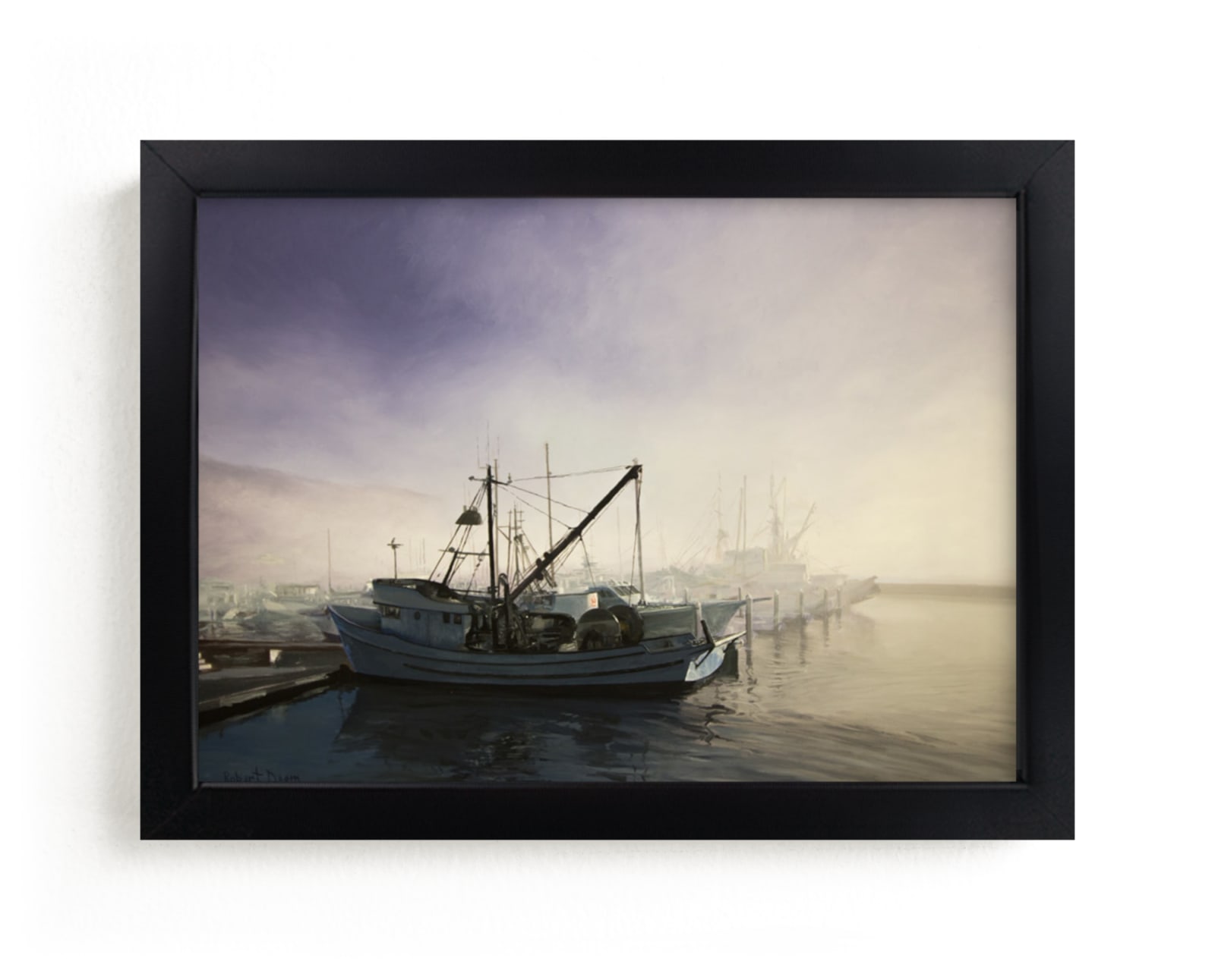 "Divergence - Pillar Point Harbor" - Art Print by Robert Deem in beautiful frame options and a variety of sizes.