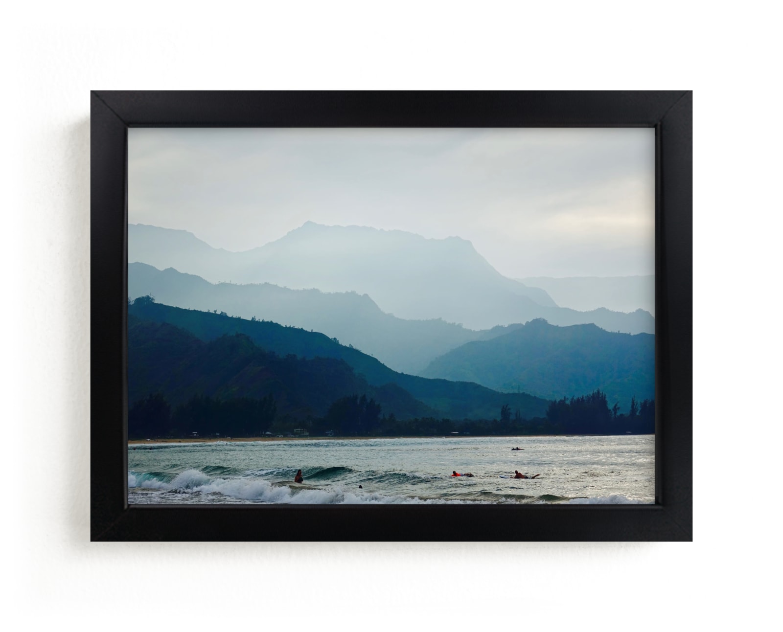 "Dreamy Surf" - Art Print by Jan Kessel in beautiful frame options and a variety of sizes.