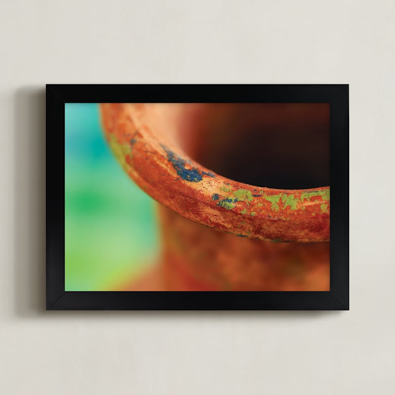 "Mexican Pottery" - Art Print by Laura Hamm in beautiful frame options and a variety of sizes.