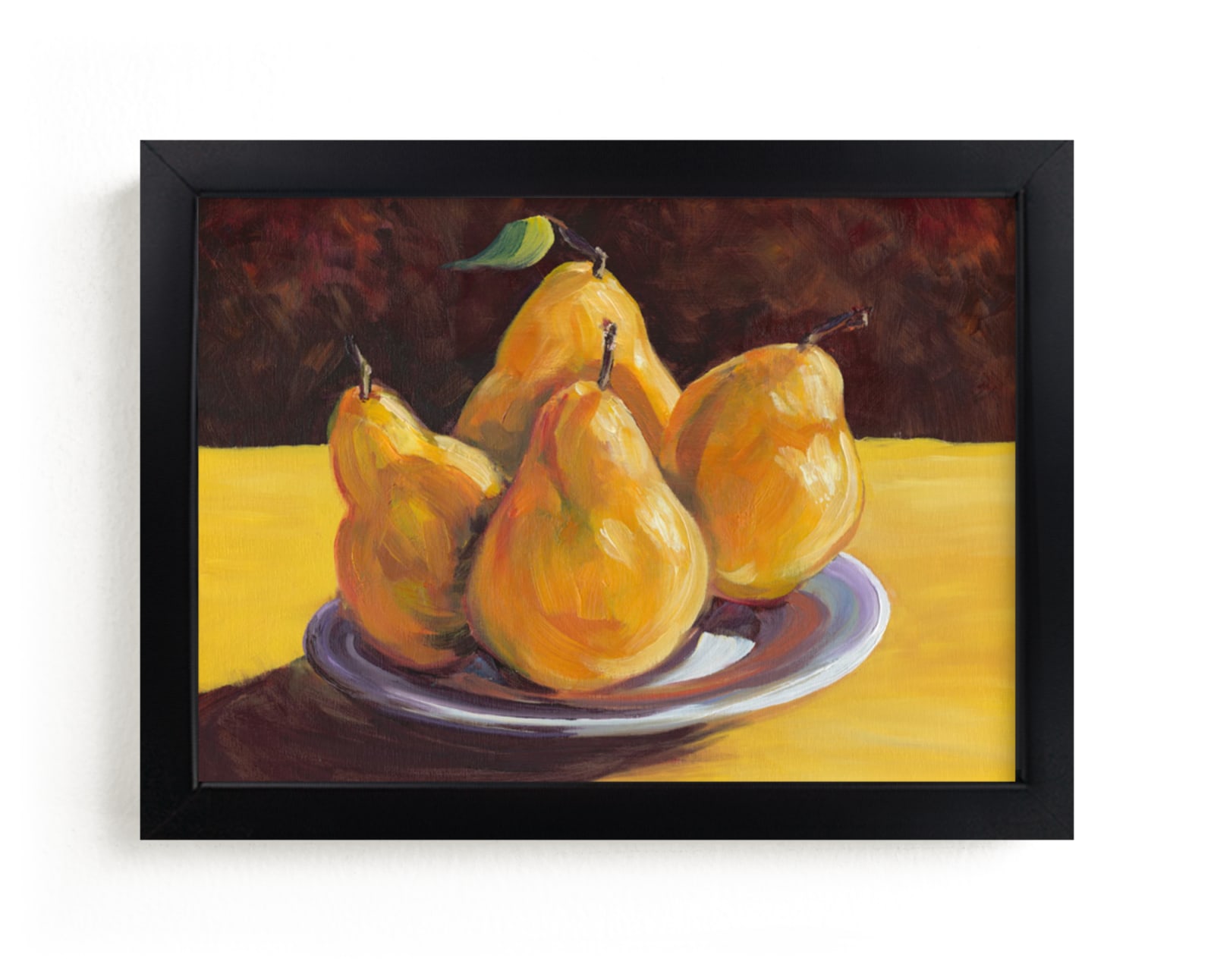 "First Pears" - Art Print by Robert Deem in beautiful frame options and a variety of sizes.