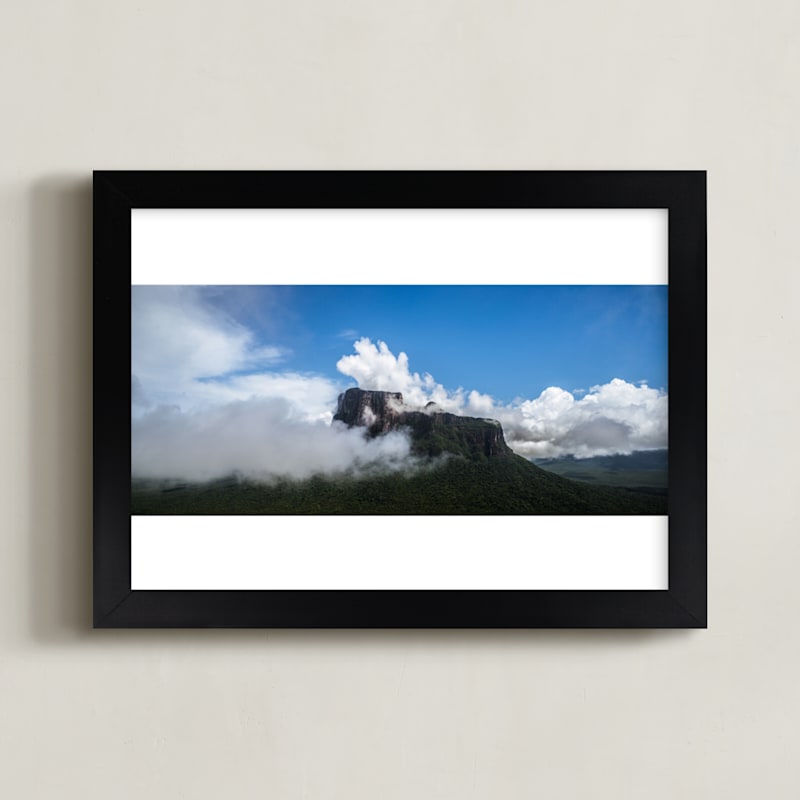 "Tepui Autana 001" - Art Print in Botanic Green by Arash Fattahi Acosta - Framed