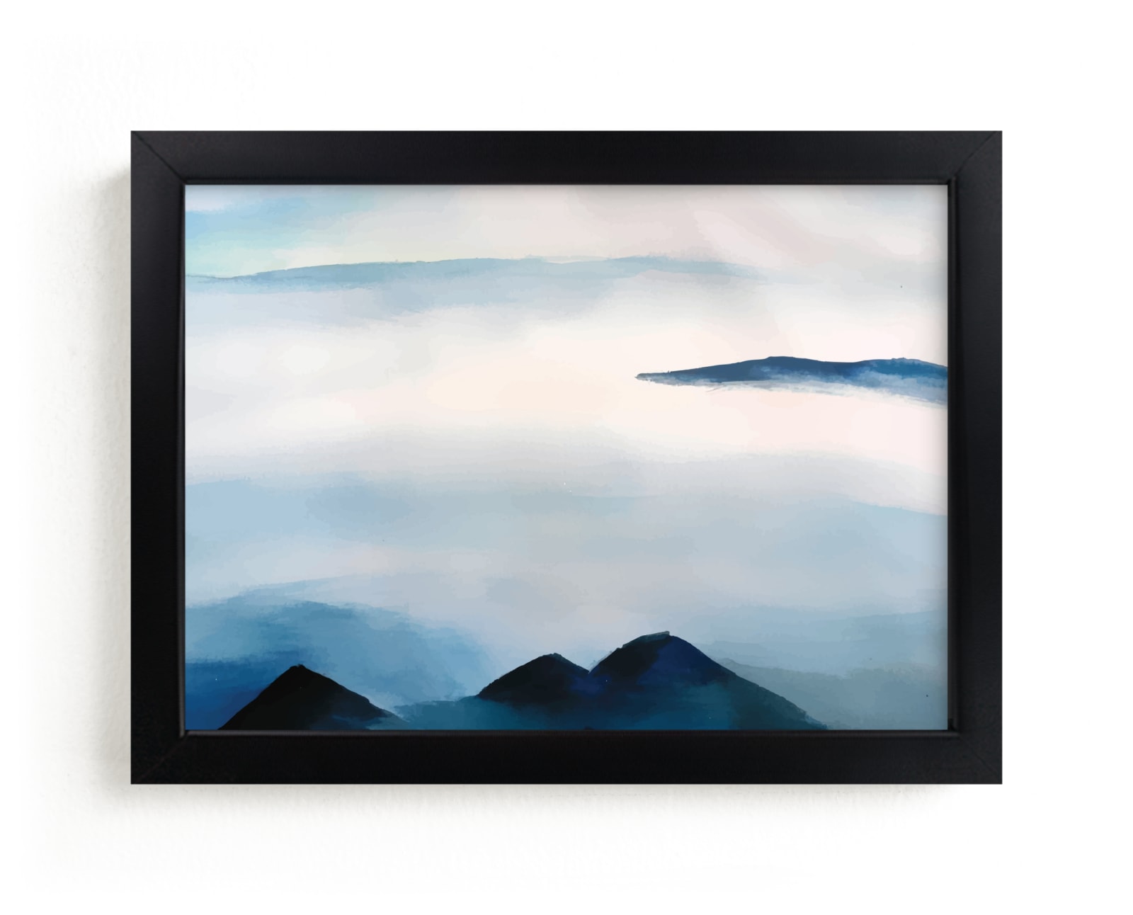 "Pristine Snowscape" - Art Print by Roopali in beautiful frame options and a variety of sizes.