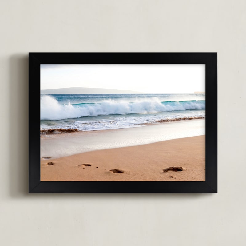 "Walk to the Waves on MacKena" - Art Print by Mary Ann Glynn-Tusa in beautiful frame options and a variety of sizes.