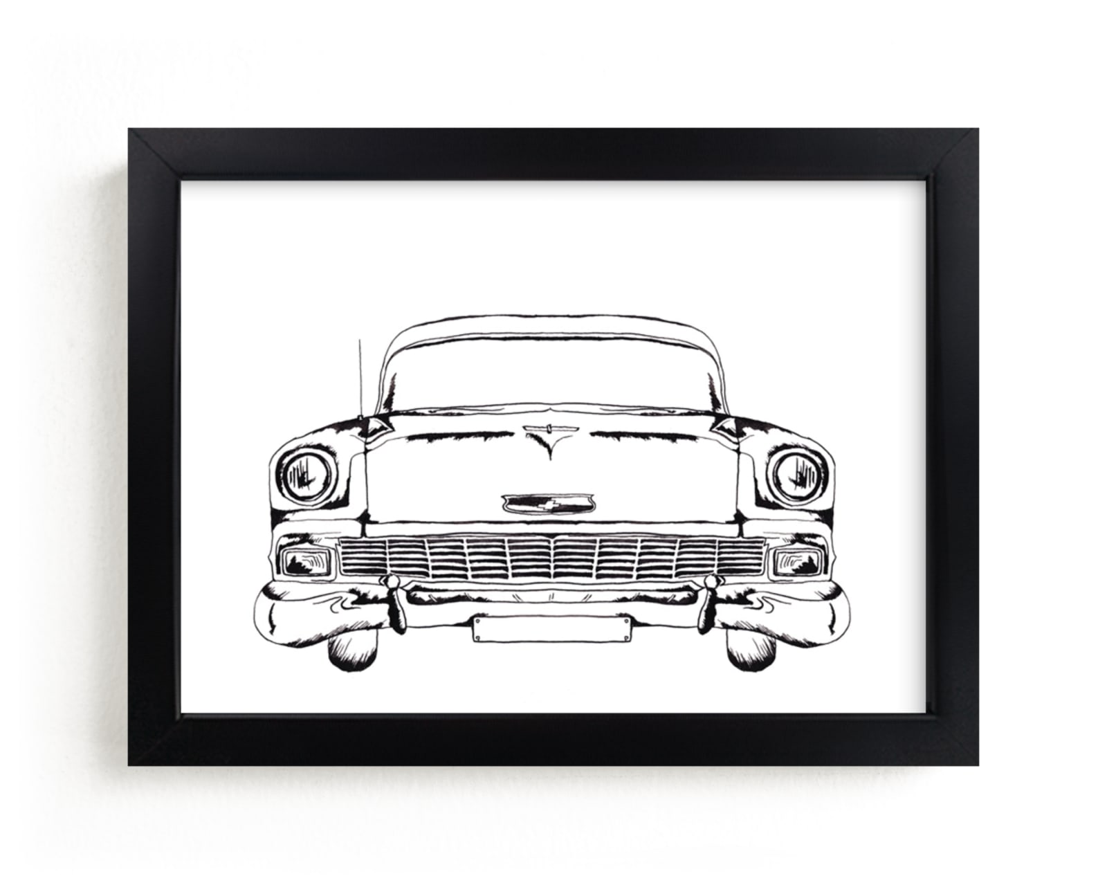 "Inked Classic" - Art Print by Erin Niehenke in beautiful frame options and a variety of sizes.