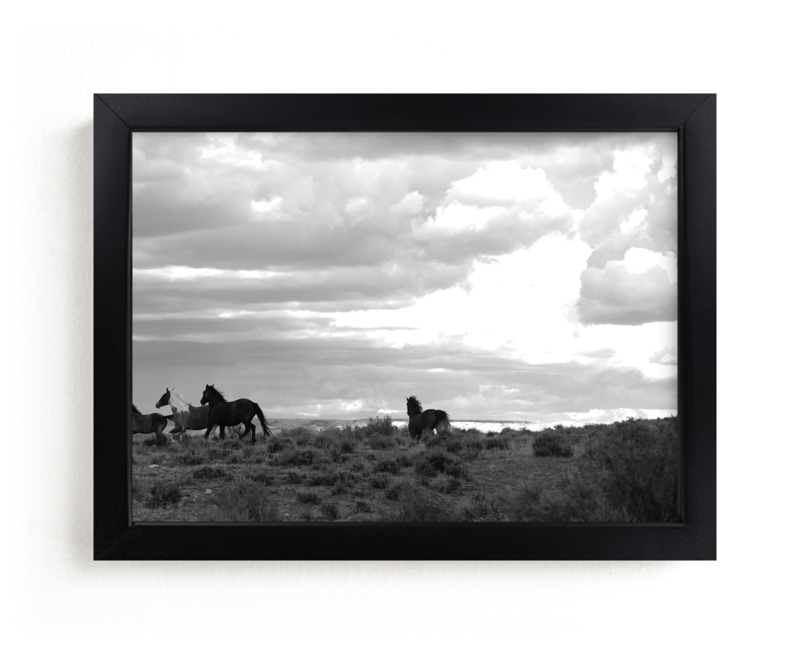 "Chasing Dusk" - Art Print by Leslie Le Coq in beautiful frame options and a variety of sizes.