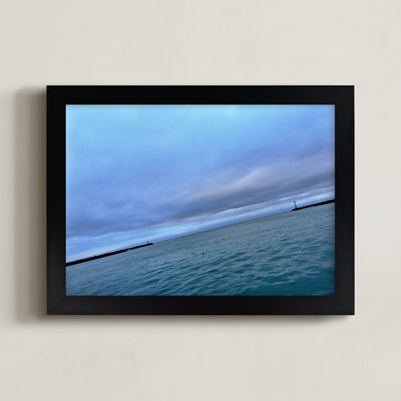 "Out into the Sea" - Art Print in Into the Sea by Brittany Bay - Framed