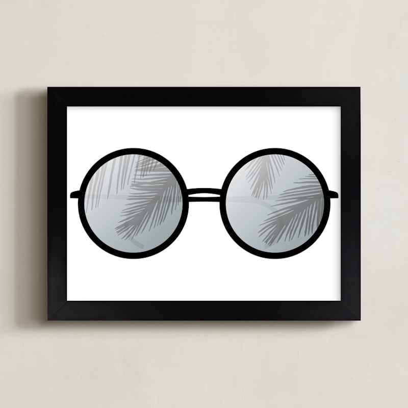 "Dreamers" - Art Print in Noir by King Richard IX - Framed