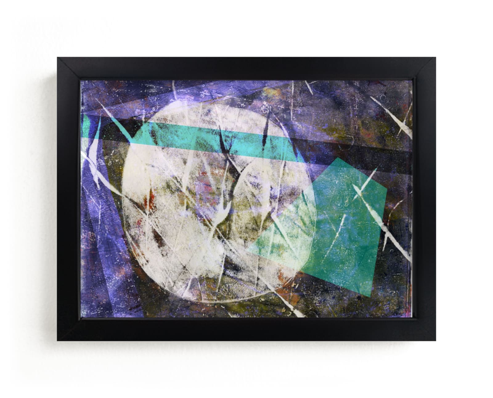 "Purple Composite" - Art Print by Laura Bolter in beautiful frame options and a variety of sizes.