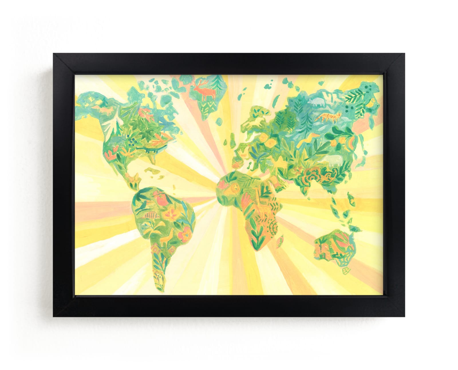 "World of Wonder" - Art Print by Rebecca Daublin in beautiful frame options and a variety of sizes.
