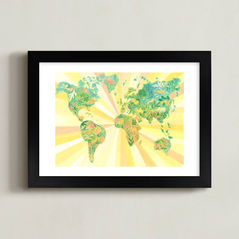 "World of Wonder" - Art Print by Rebecca Daublin in beautiful frame options and a variety of sizes.