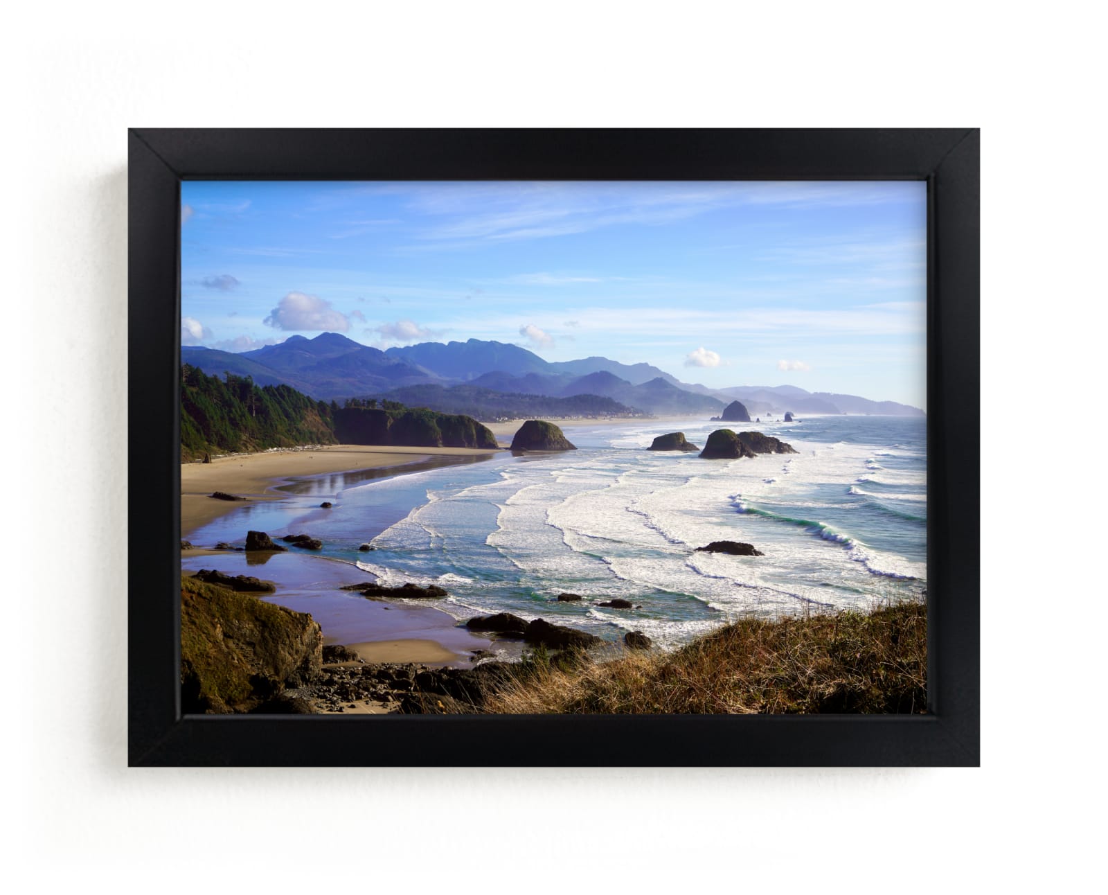 "Coastline in color" by Jan Kessel in beautiful frame options and a variety of sizes.