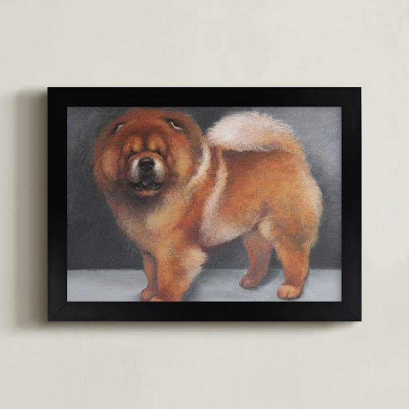 Red chow dog top