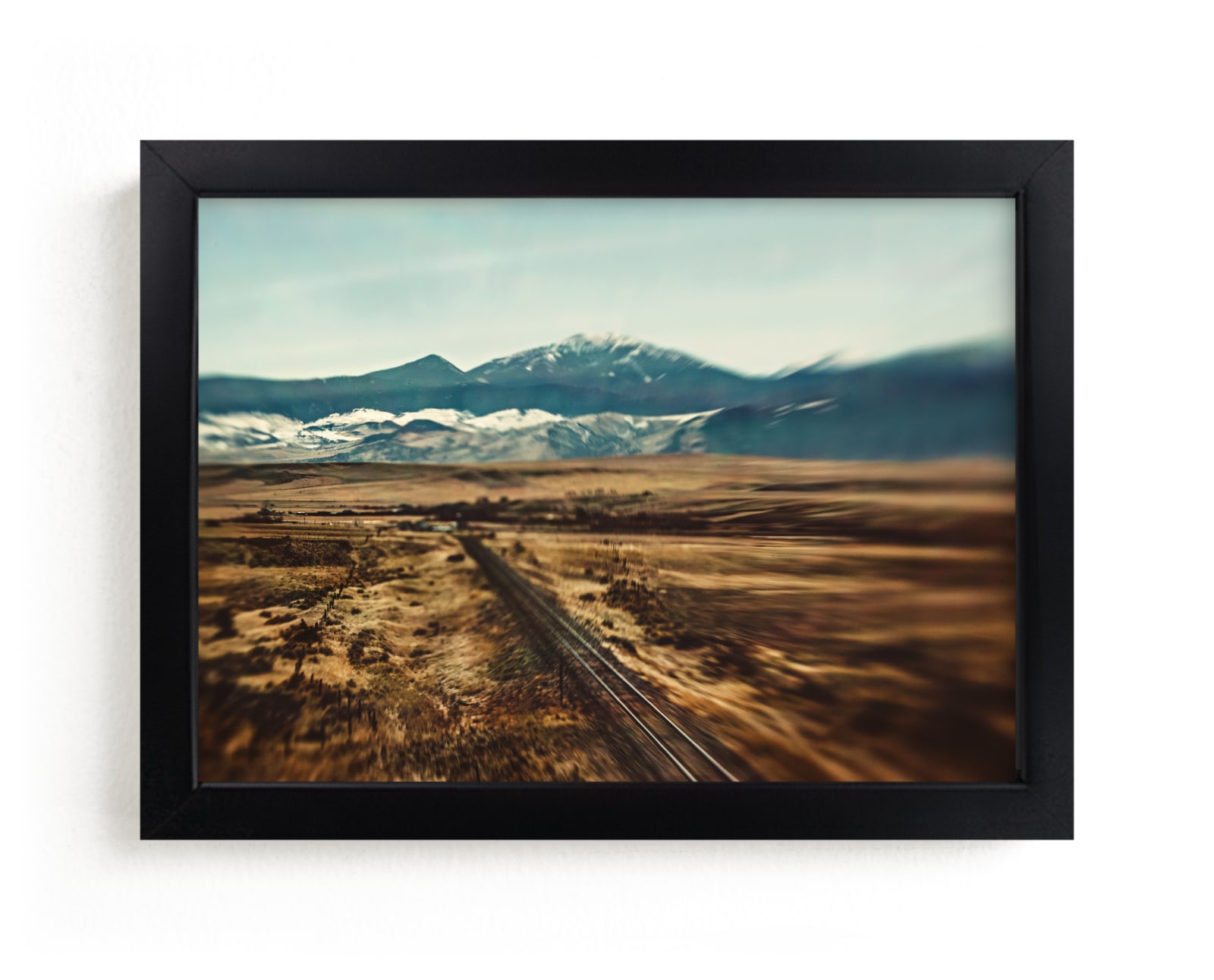 "Railroad Sliver" by Stacy Kron in beautiful frame options and a variety of sizes.