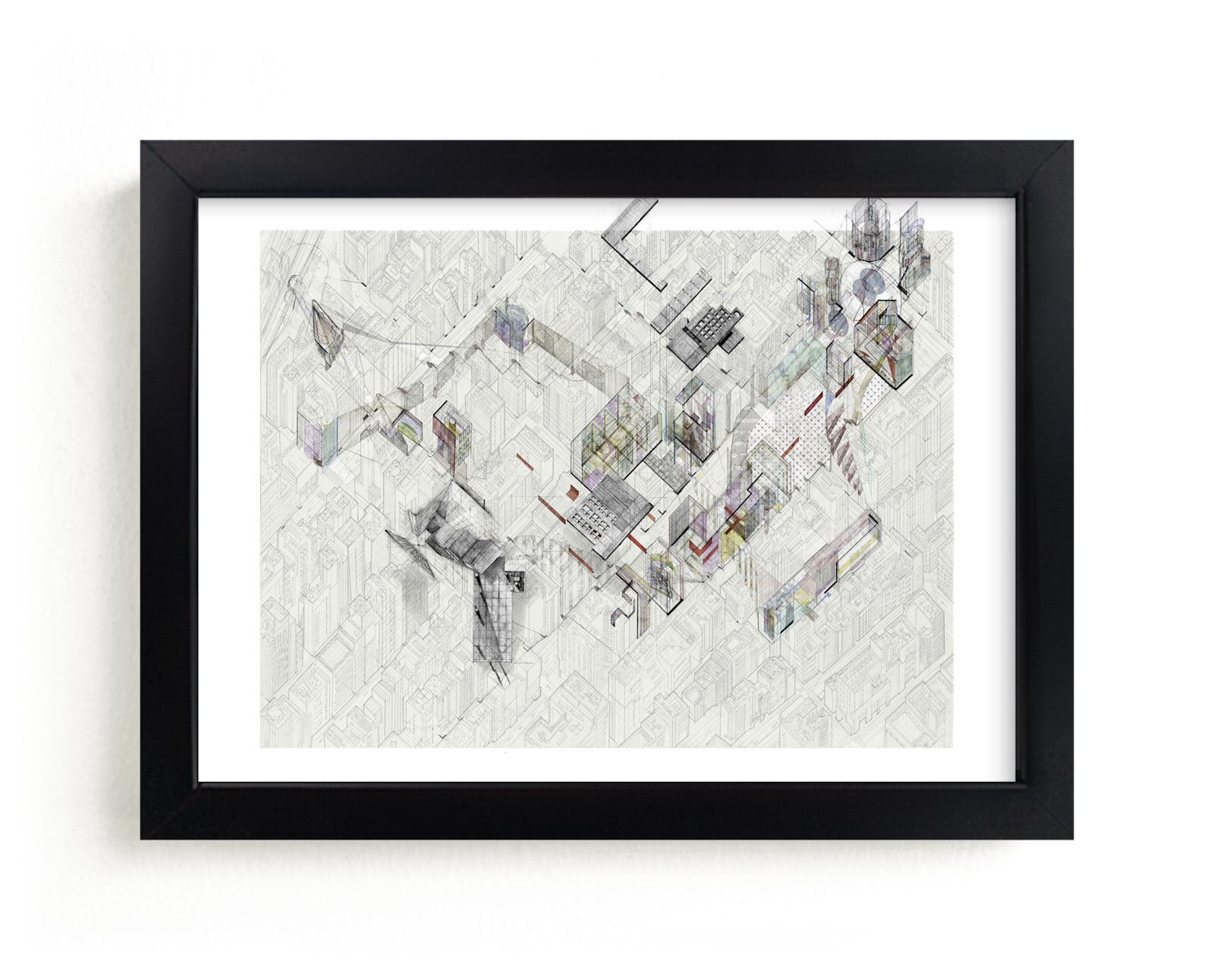 "Ginza, Tokyo Abstraction" by Johnathon Smith in beautiful frame options and a variety of sizes.