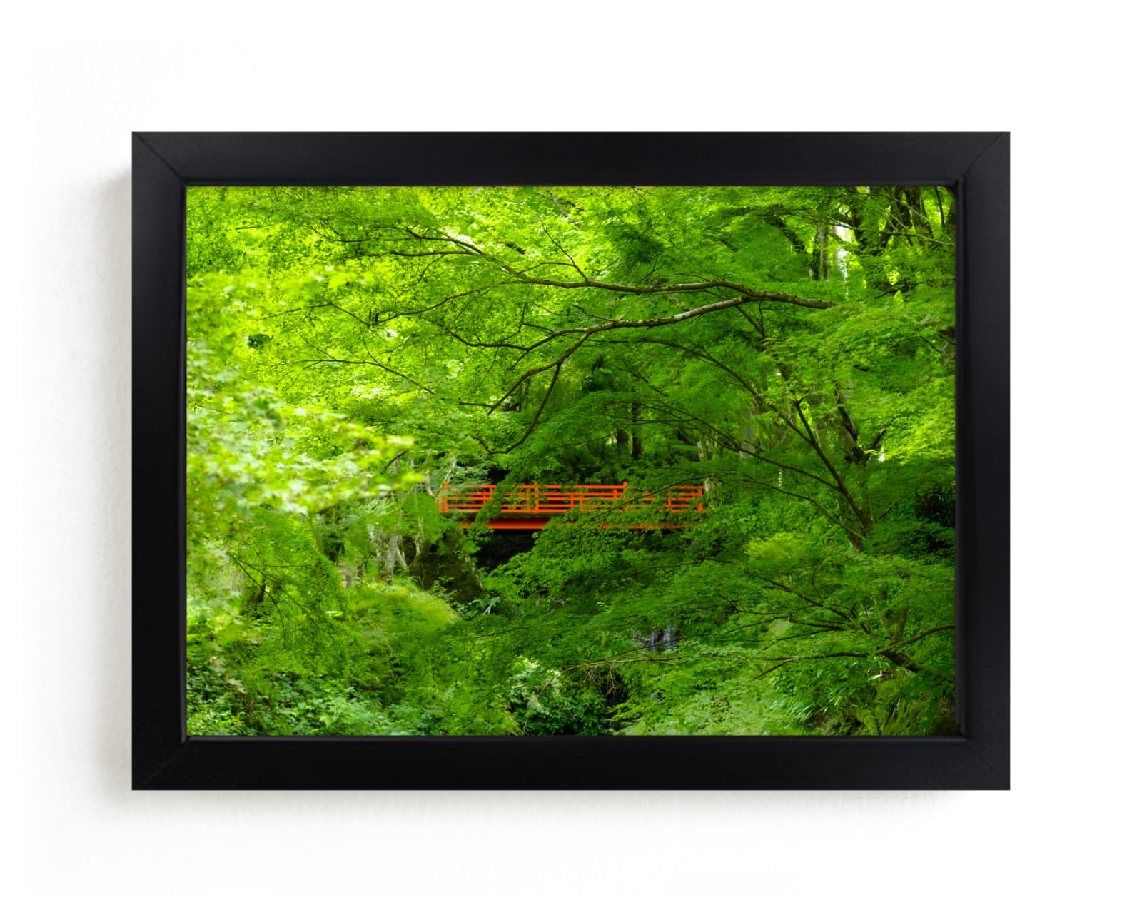 "Hidden Red" by Ying C. in beautiful frame options and a variety of sizes.
