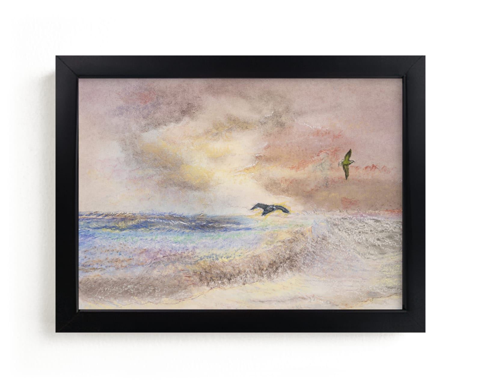 "Gulls" by Ramnik Velji in beautiful frame options and a variety of sizes.