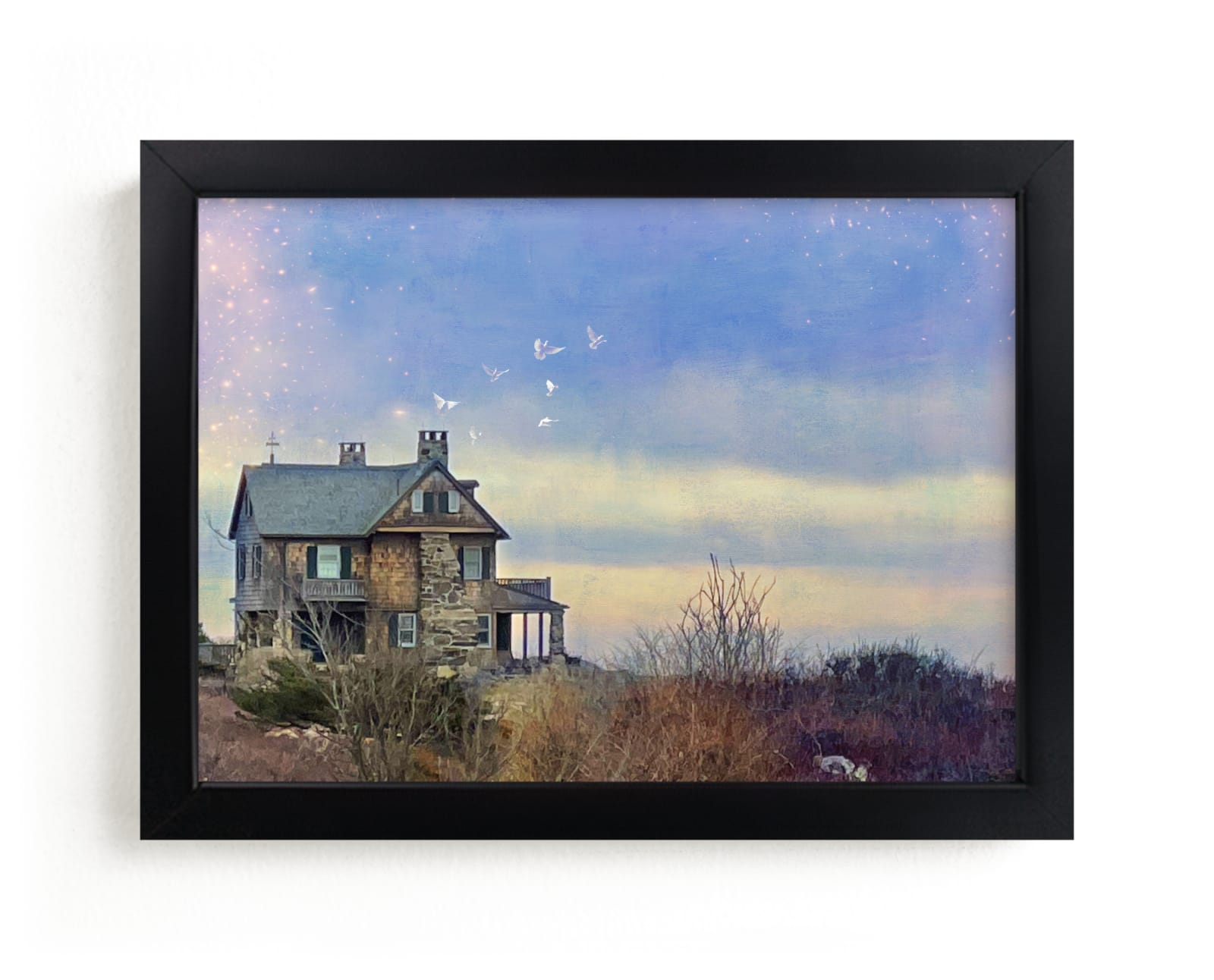"Magical Ocean House" by Andy Mars in beautiful frame options and a variety of sizes.