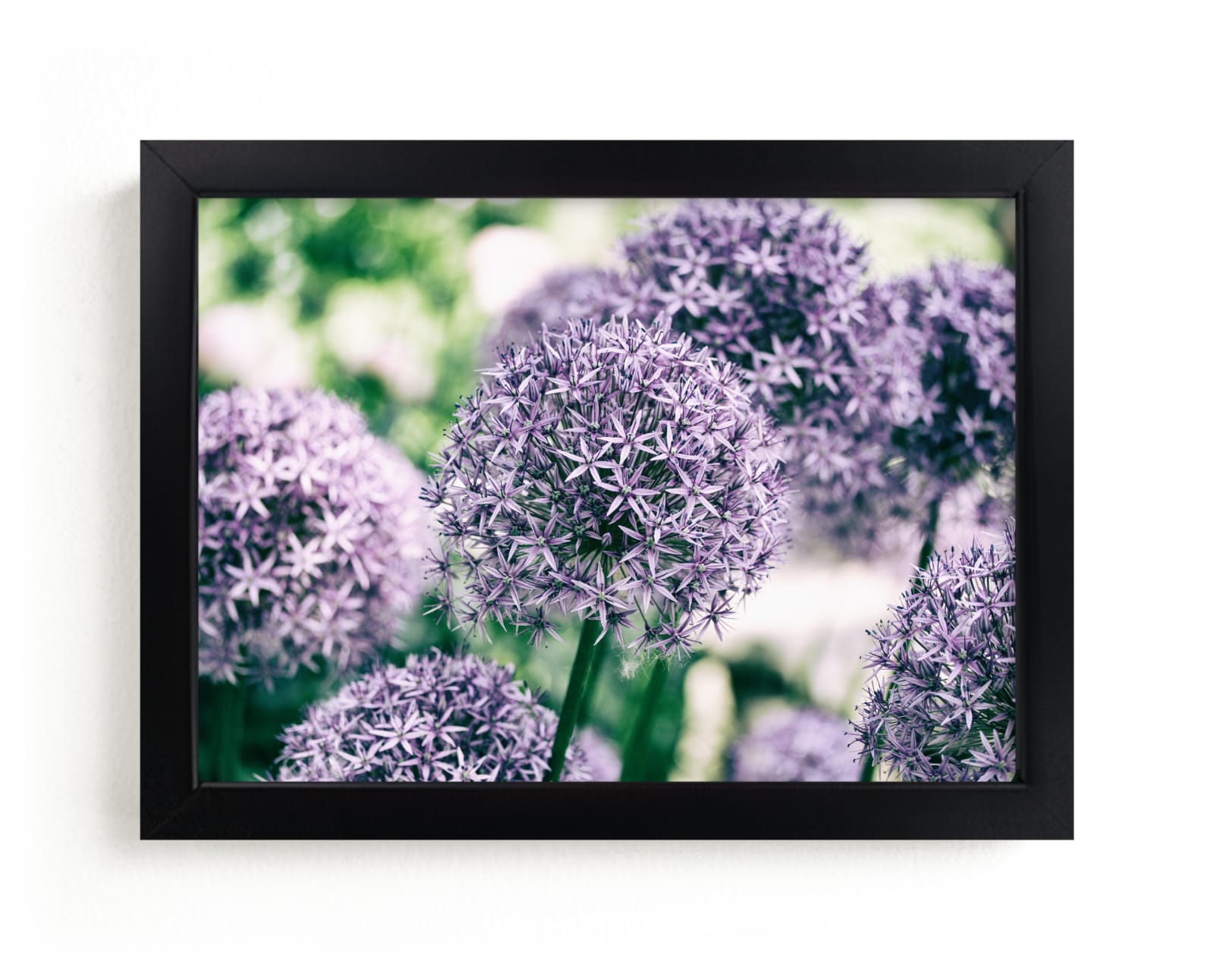 "Purple Flowers" by Alexis Arnold in beautiful frame options and a variety of sizes.