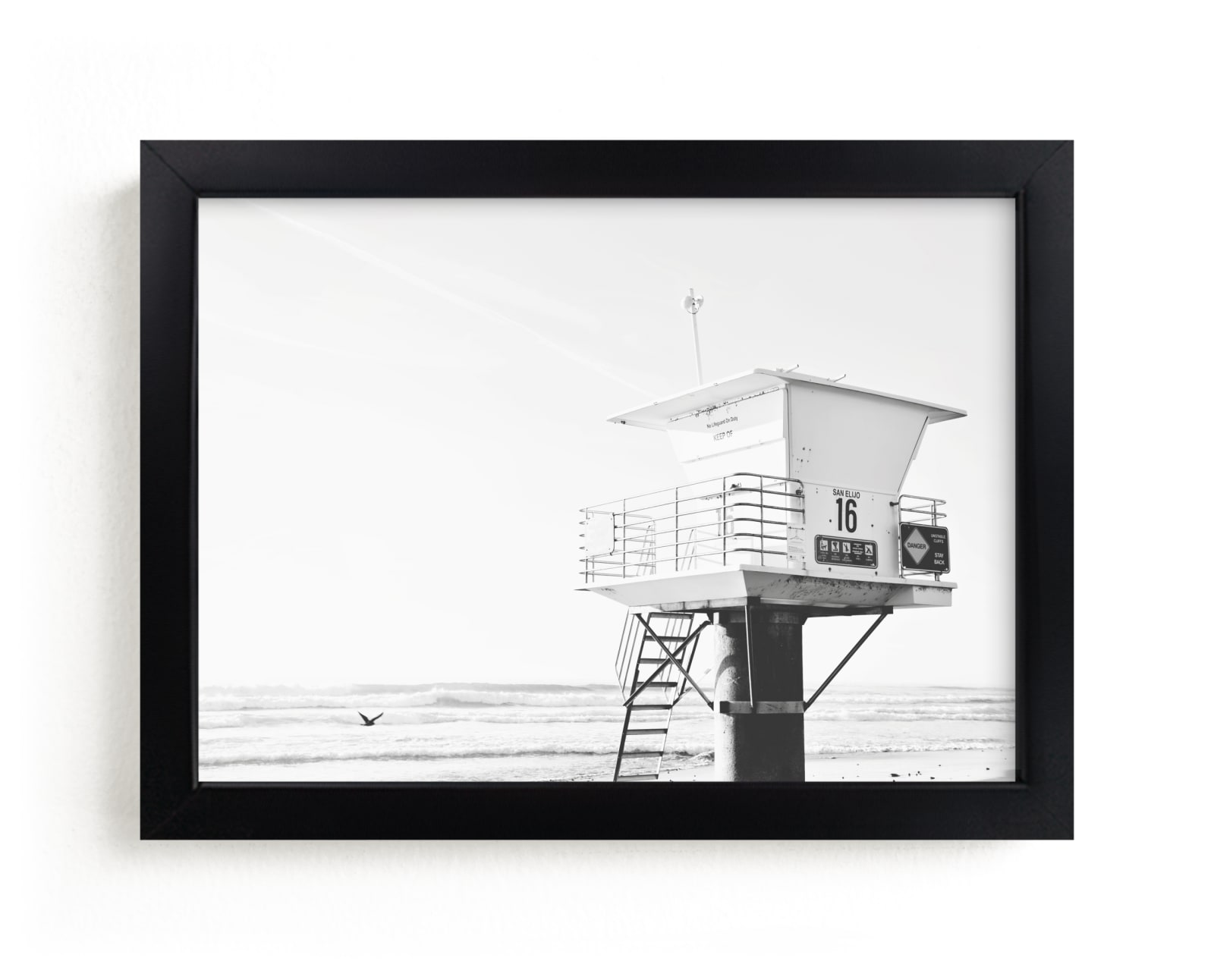 "San Elijo Beach Tower" by Bree Madden in beautiful frame options and a variety of sizes.