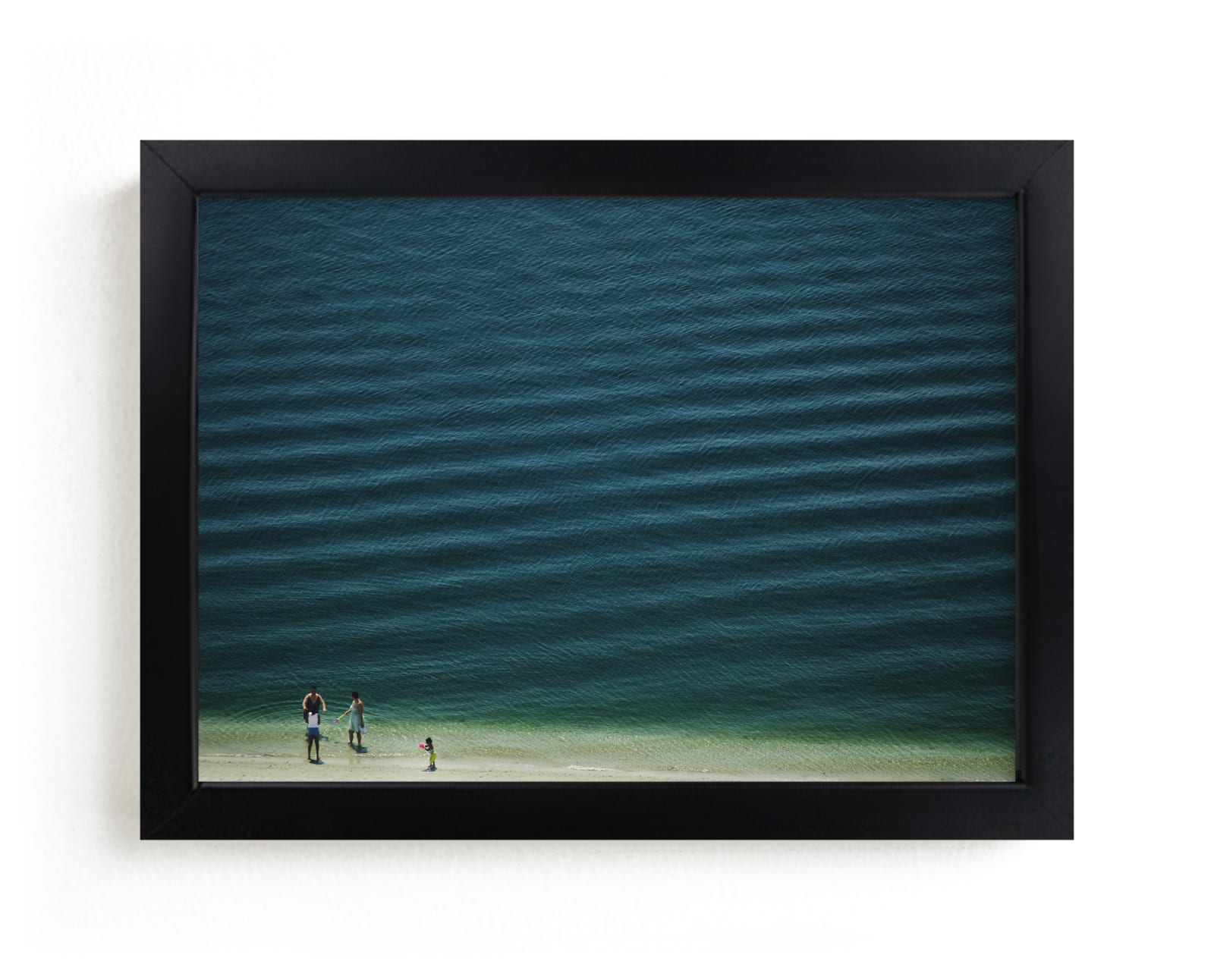 "Four People On The Beach" by Andy Mars in beautiful frame options and a variety of sizes.