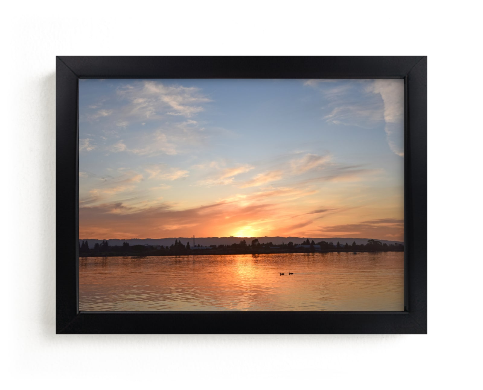 "SUNSET OVER LAKE" by NSMARK in beautiful frame options and a variety of sizes.
