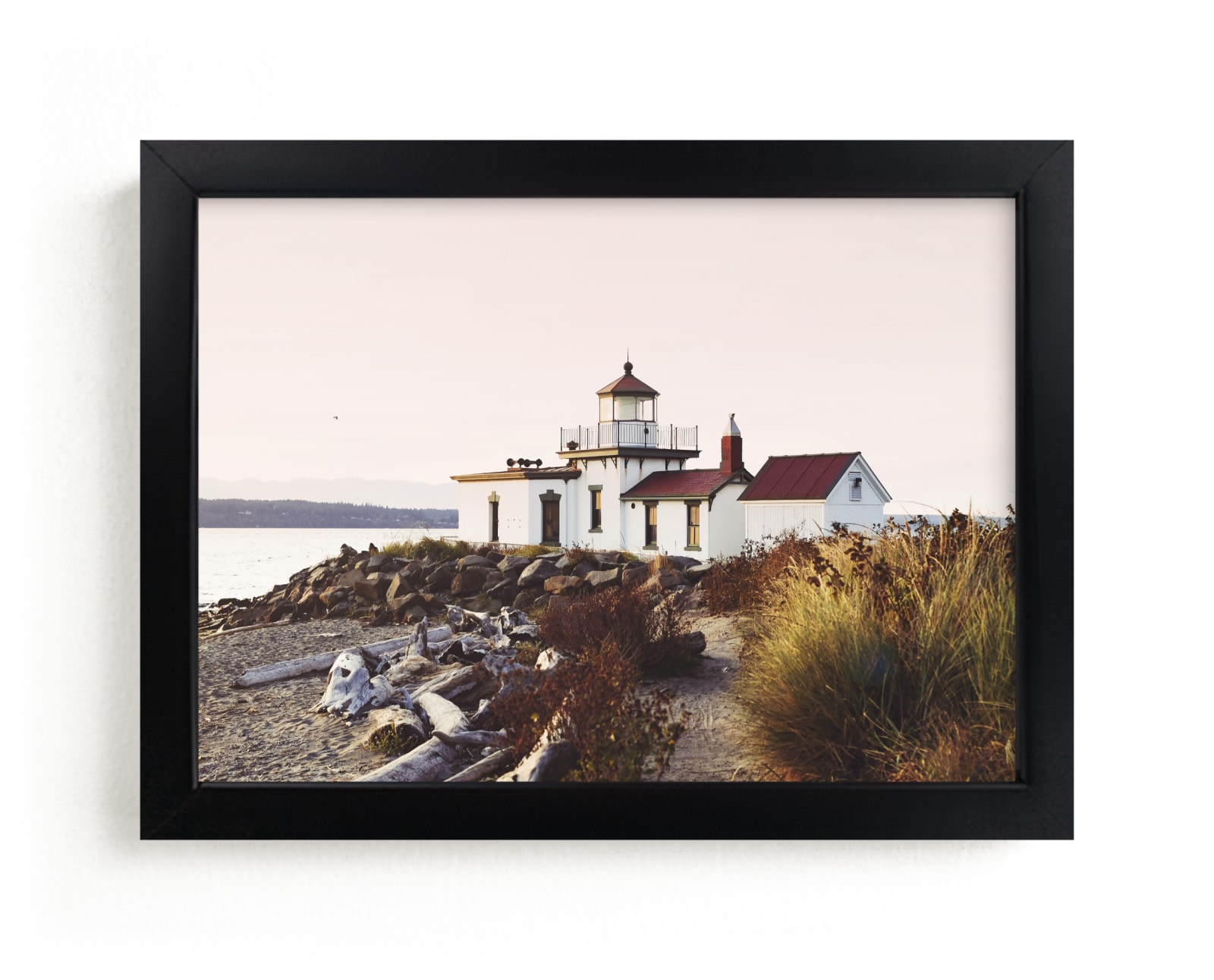 "Seattle Lighthouse" by Hollie Renner Photography in beautiful frame options and a variety of sizes.