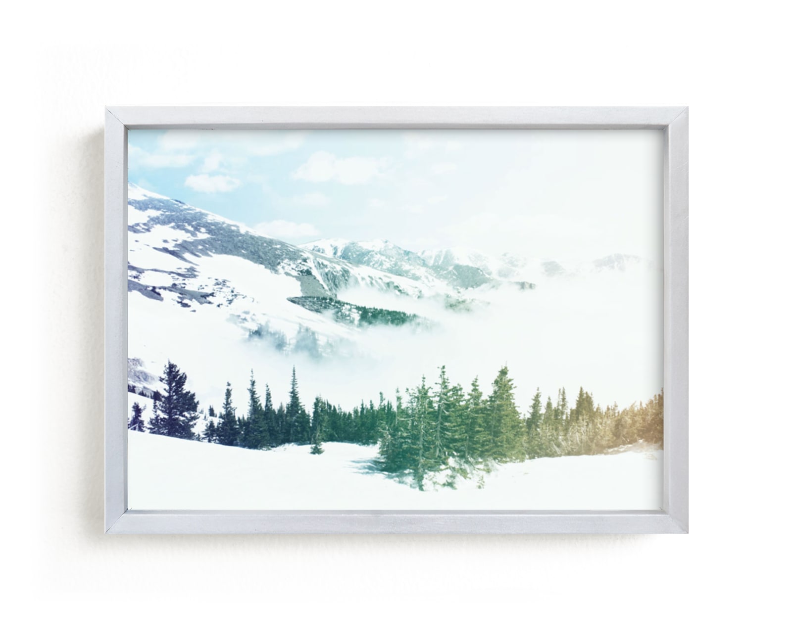 "Mountainside Magic" - Art Print by Jessie Steury in beautiful frame options and a variety of sizes.