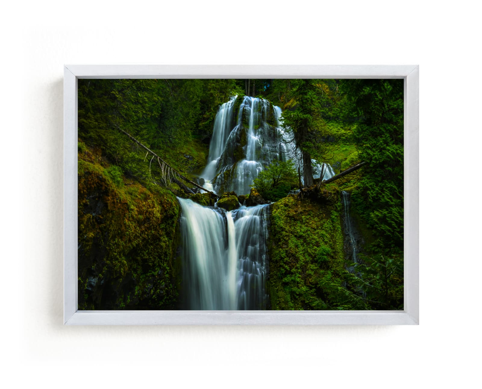 "Upper Falls Creek Falls, Washington" by Abby Ehntholt in beautiful frame options and a variety of sizes.