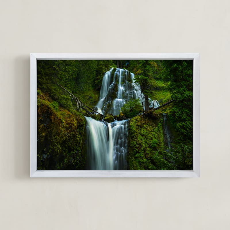 "Upper Falls Creek Falls, Washington" by Abby Ehntholt in beautiful frame options and a variety of sizes.