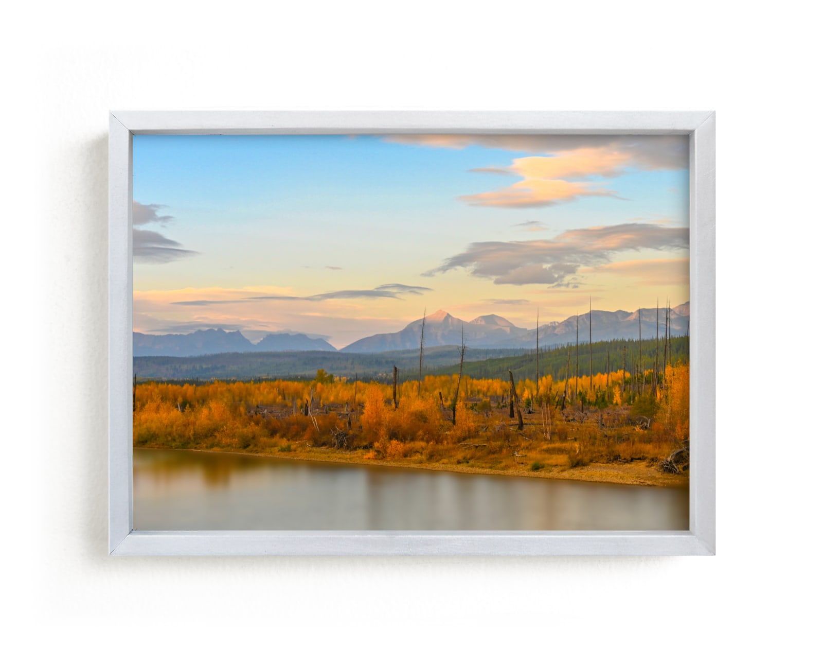 "Riverbank Gold" by Abby Ehntholt in beautiful frame options and a variety of sizes.