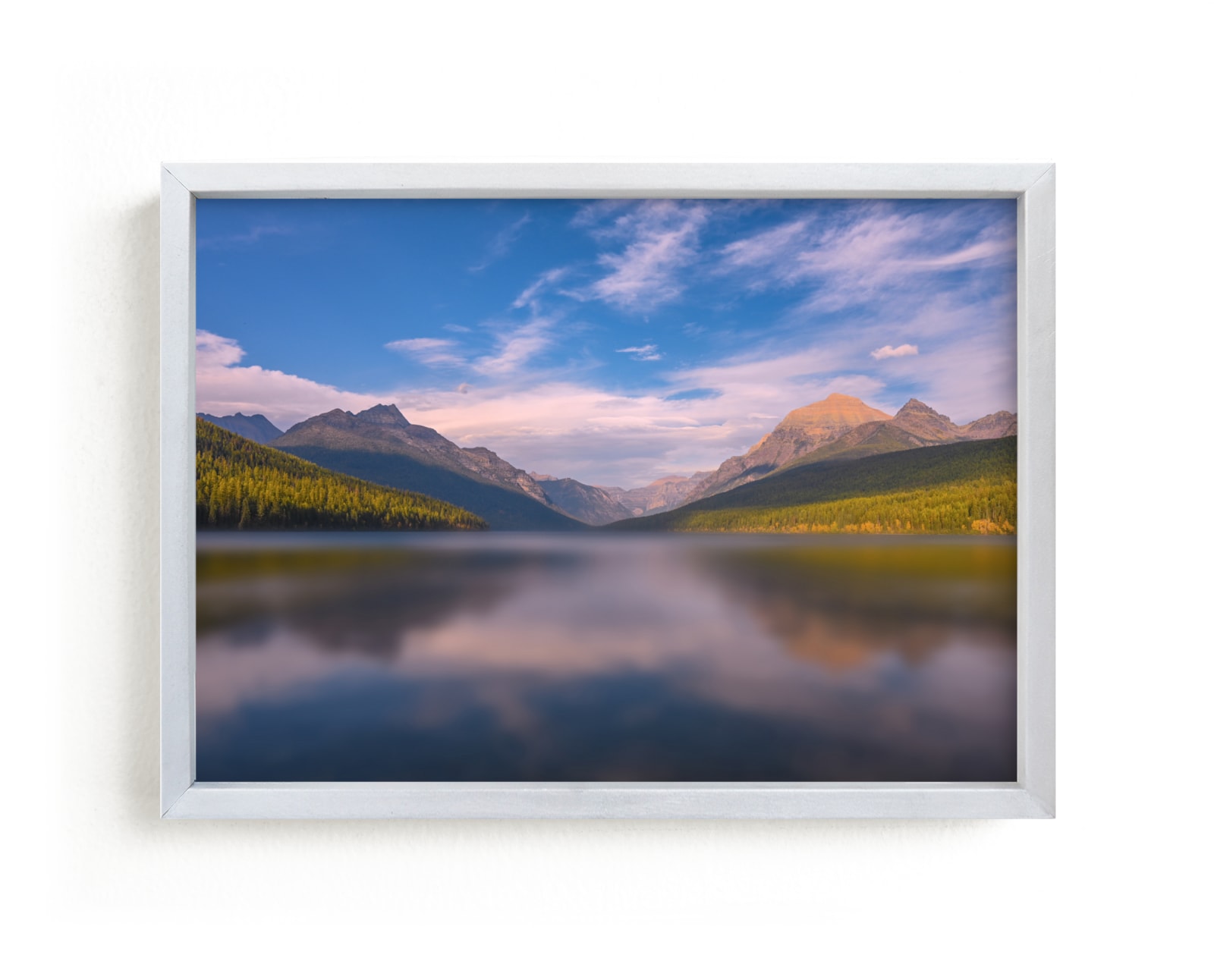 "Early Autumn at Bowman Lake" by Abby Ehntholt in beautiful frame options and a variety of sizes.