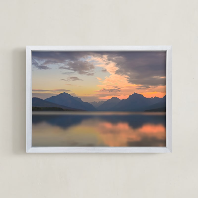 "Something About This Lake" by Abby Ehntholt in beautiful frame options and a variety of sizes.