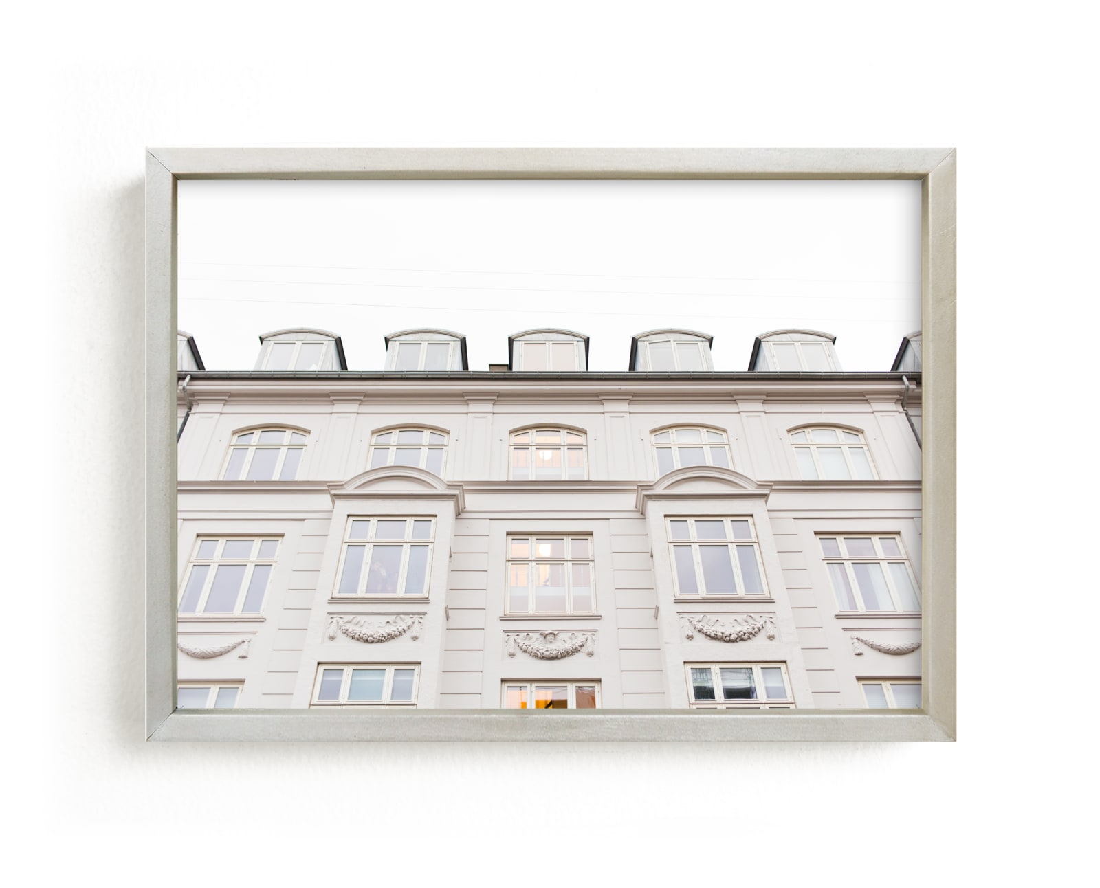 "Facade" - Limited Edition Art Print by Olivia Kanaley Inman in beautiful frame options and a variety of sizes.