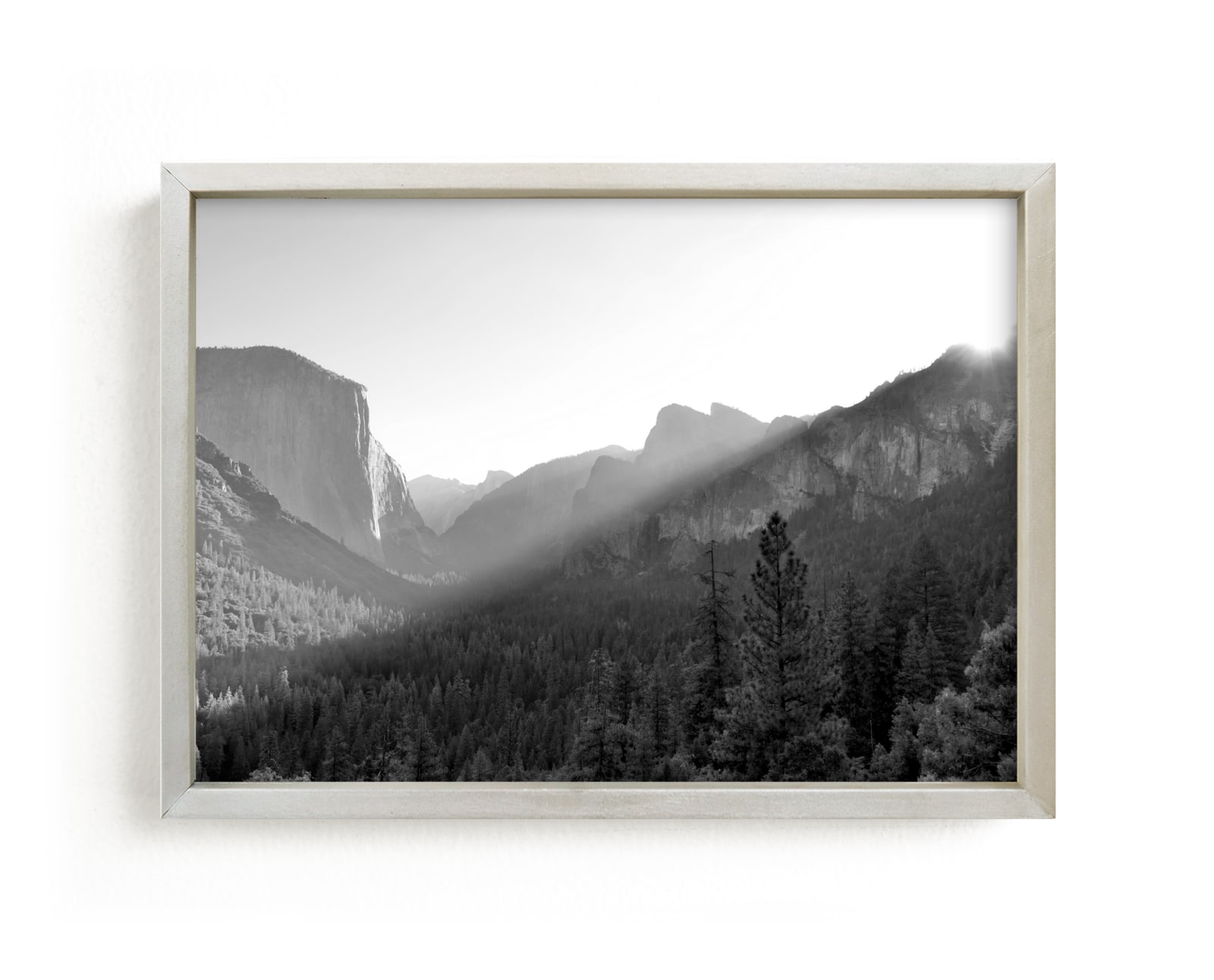 "Yosemite First Rays" - Limited Edition Art Print by Jan Kessel in beautiful frame options and a variety of sizes.