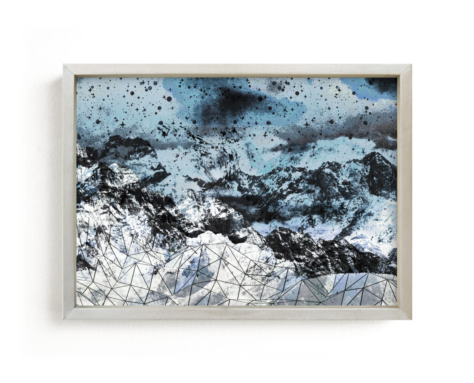 "Stylised landscape" - Limited Edition Art Print by Oana Prints in beautiful frame options and a variety of sizes.