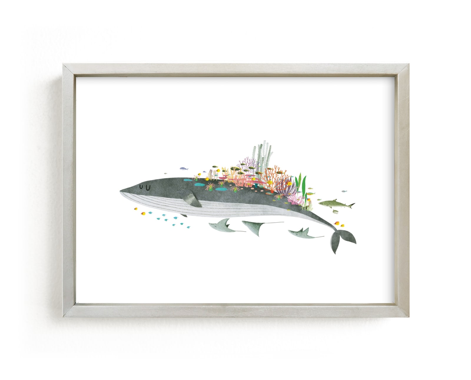 "Great Barrier Reef" - Limited Edition Art Print by Jiny He in beautiful frame options and a variety of sizes.