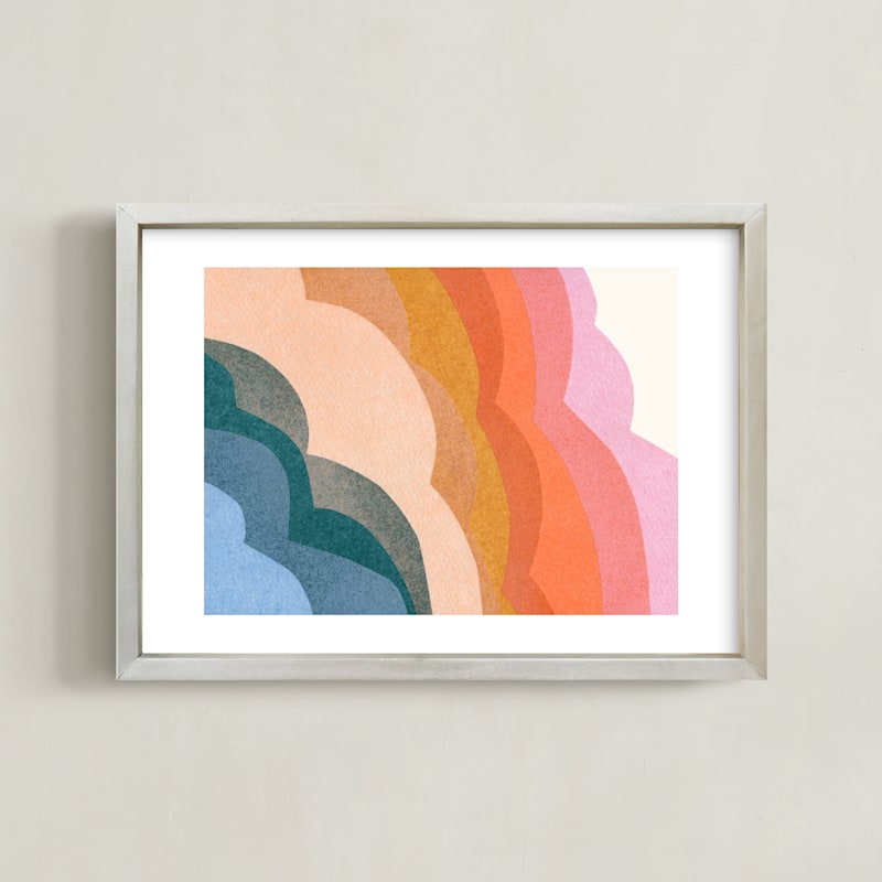 "rainbow clouds" - Limited Edition Art Print by Carrie Moradi in beautiful frame options and a variety of sizes.