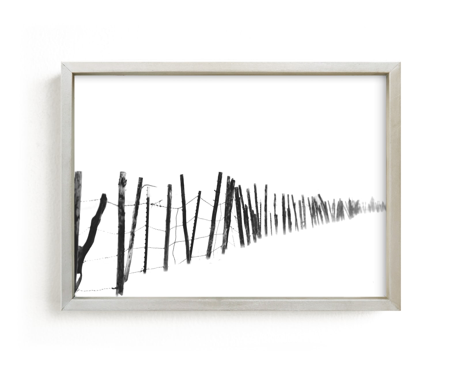 "Barb Wire" - Art Print by Leslie Le Coq in beautiful frame options and a variety of sizes.