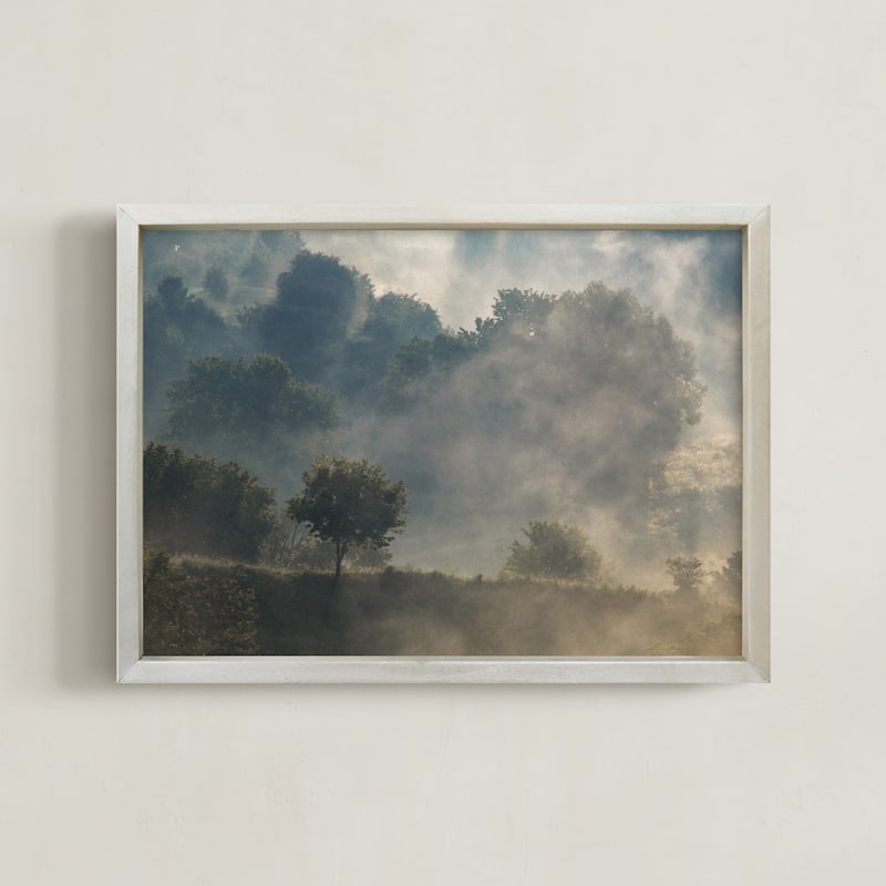 "Summer sunrise I" by Lying on the grass in beautiful frame options and a variety of sizes.